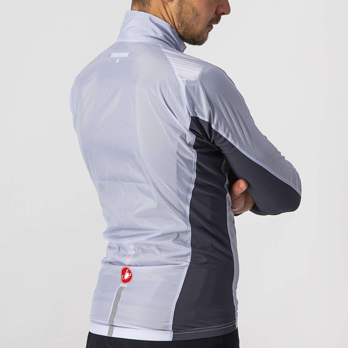 castelli-squadra-stretch-jacket-silver-grey-back