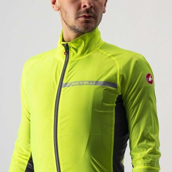 castelli-squadra-stretch-jacket-green-front-yellow-jacket
