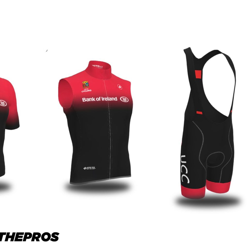 ucc custom sports wear with branding cyclist's kits